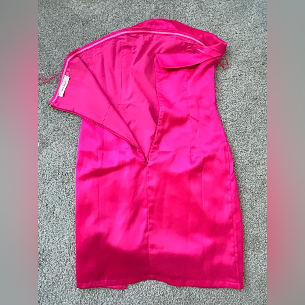 Vibrant Pink Mini Dress - Picture 2 of 3